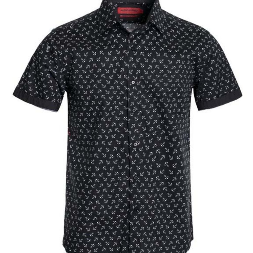 Short Sleeve Cotton Button Down Shirt